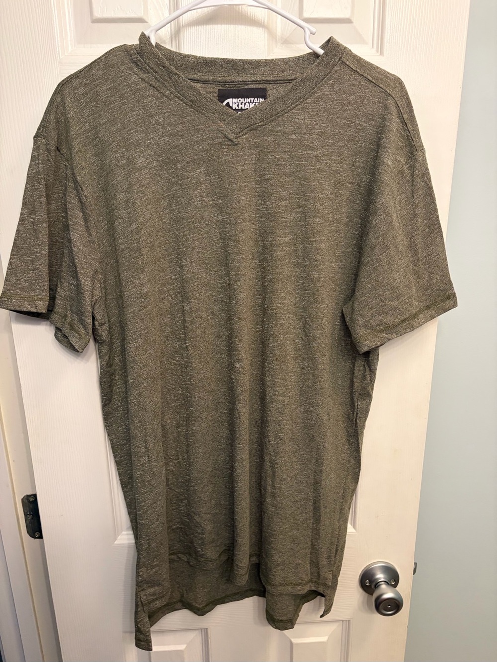 Mountain Khakis Olive Green Short-Sleeve V-Neck Tee